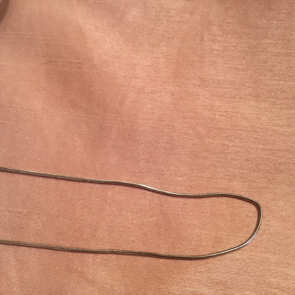 Sterling Silver Snake Chain 15” Length - Picture 2 of 8